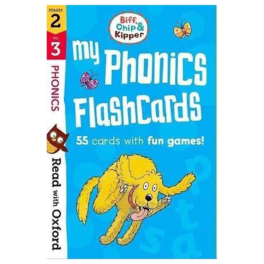 البطاقات التعليمية "Read With Oxford Chip And Kipper My Phonics Flashcards"