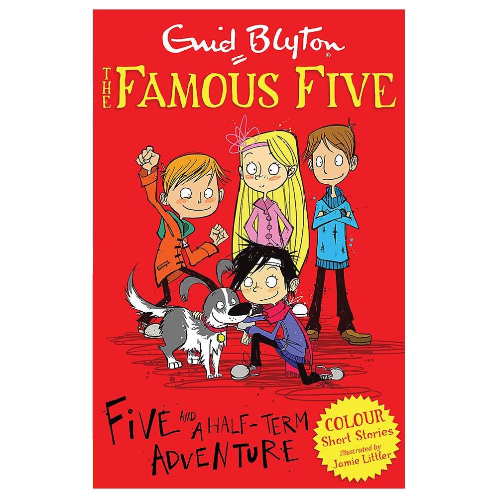 قصة الأطفال "Famous Five Five And A Half Term Adventure" الملونة