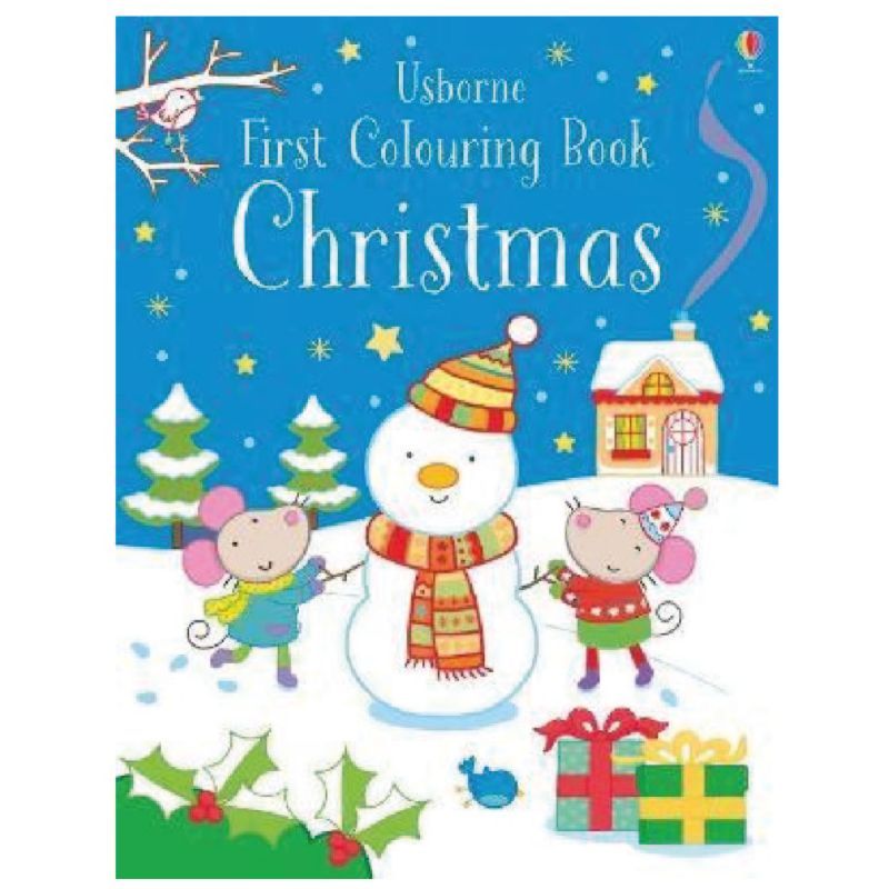 كتب أسبورن-  كتاب تلوين First Colouring Book Christmas