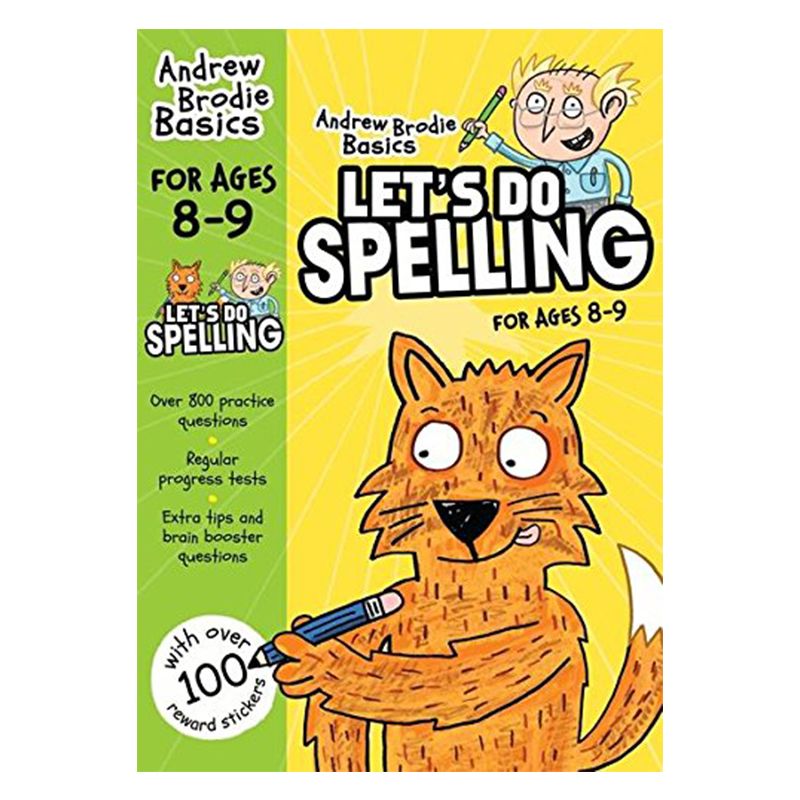 كتاب آندرو برودي التعليمي "Let's Do Spelling"، 8-9 سنوات