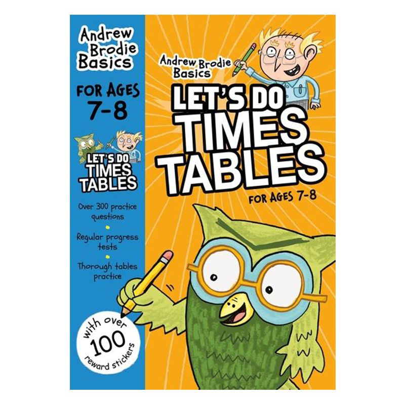 كتاب آندرو برودي لجدول الضرب "Let's Do Times Tables"، 7-8 سنوات