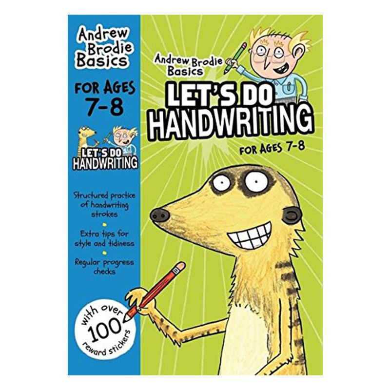 الكتاب التعليمي آندرو برودي "Let's Do Handwriting"، 7-8 سنوات