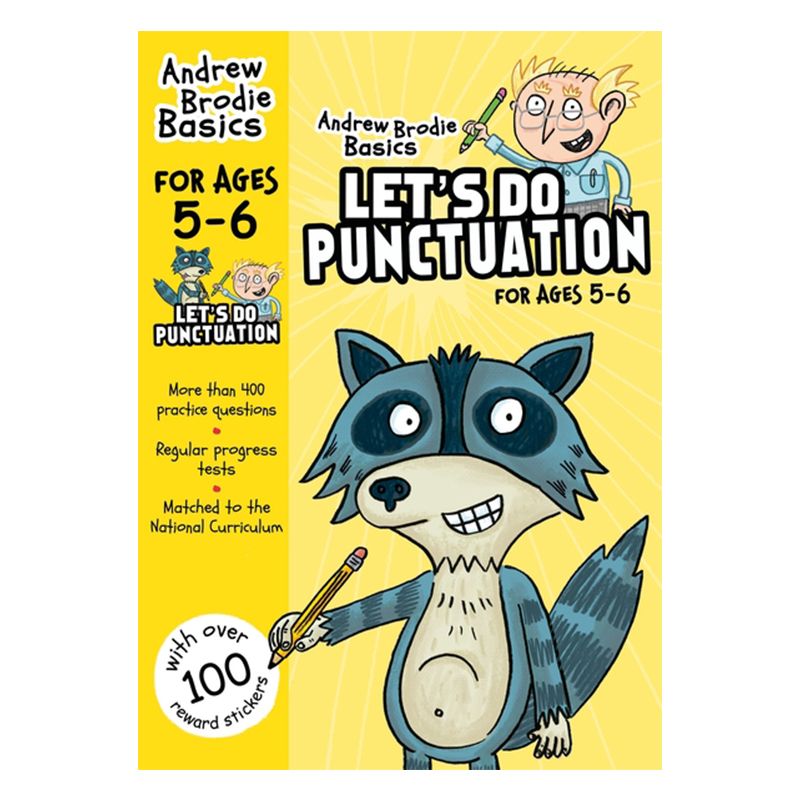 كتاب آندرو برودي التعليمي "Let's Do Punctuation"، 5-6 سنوات