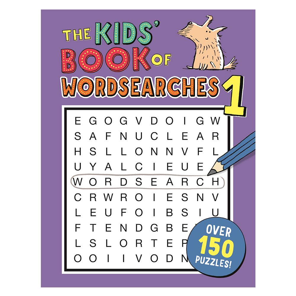 دفتر المتاهات "The Kids Book of Wordsearches 1"