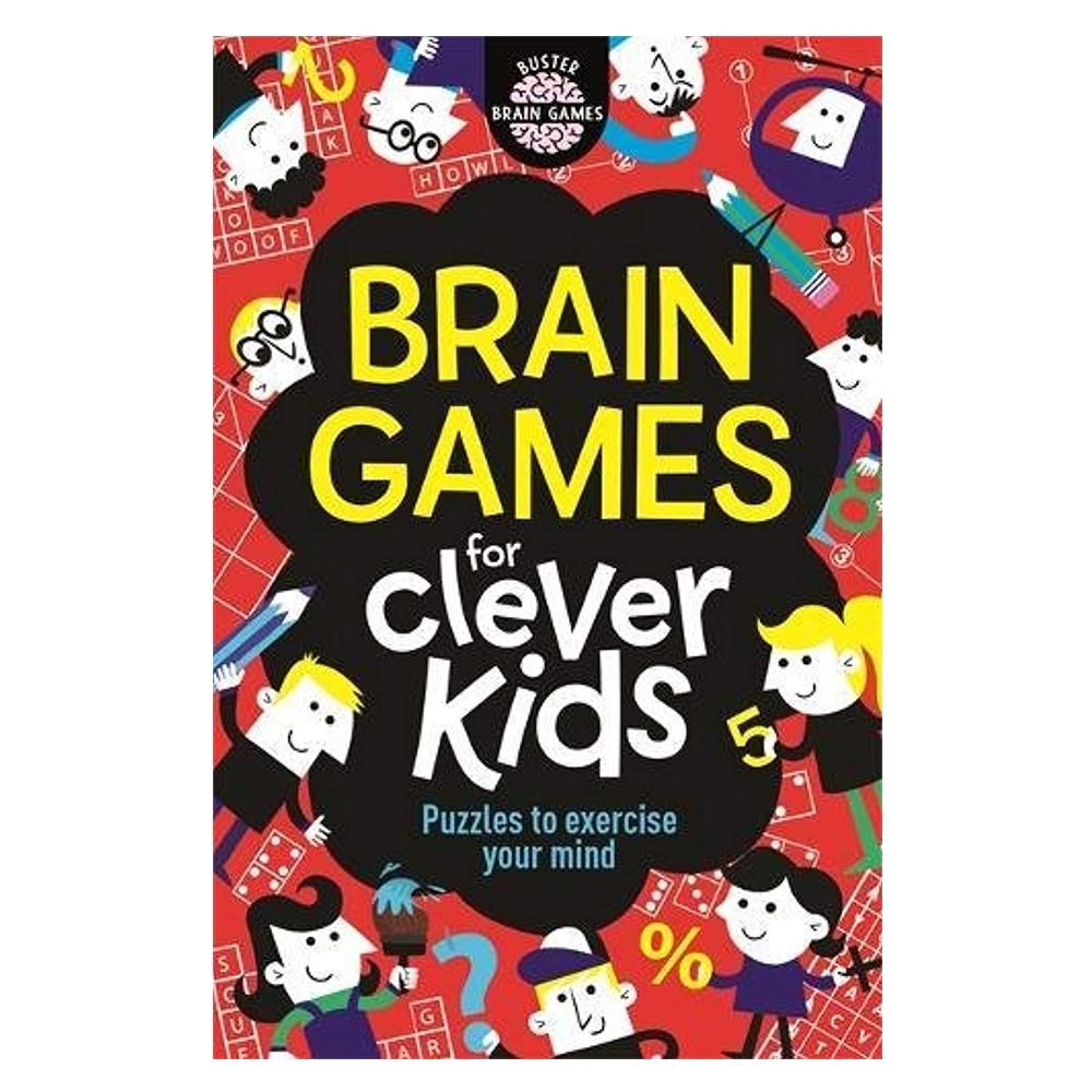 كتاب الأطفال "Brain Games for Clever Kids"