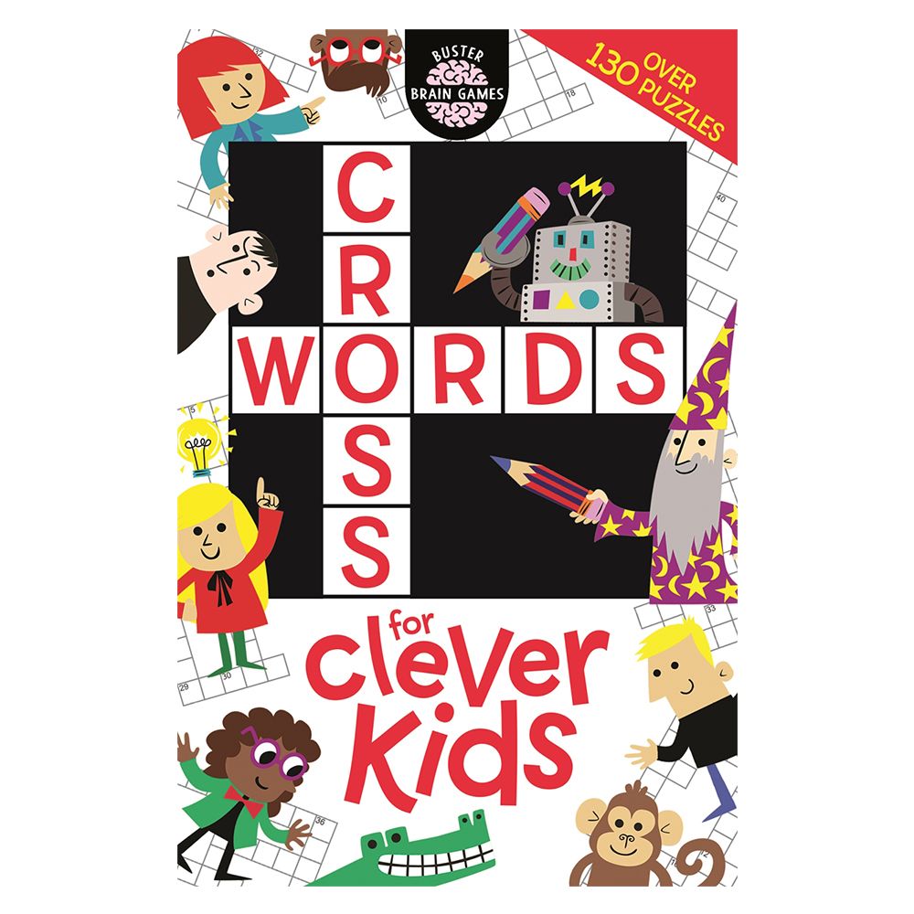 كتاب الأطفال "Crosswords for Clever Kids"