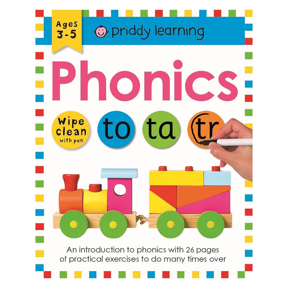 كتاب Phonics Wipe Clean من كتب بريدي