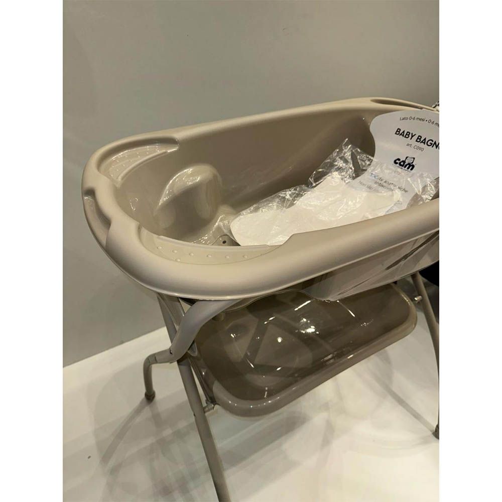 Cam - BabyBagno Bathtub With Stand - Dark Beige