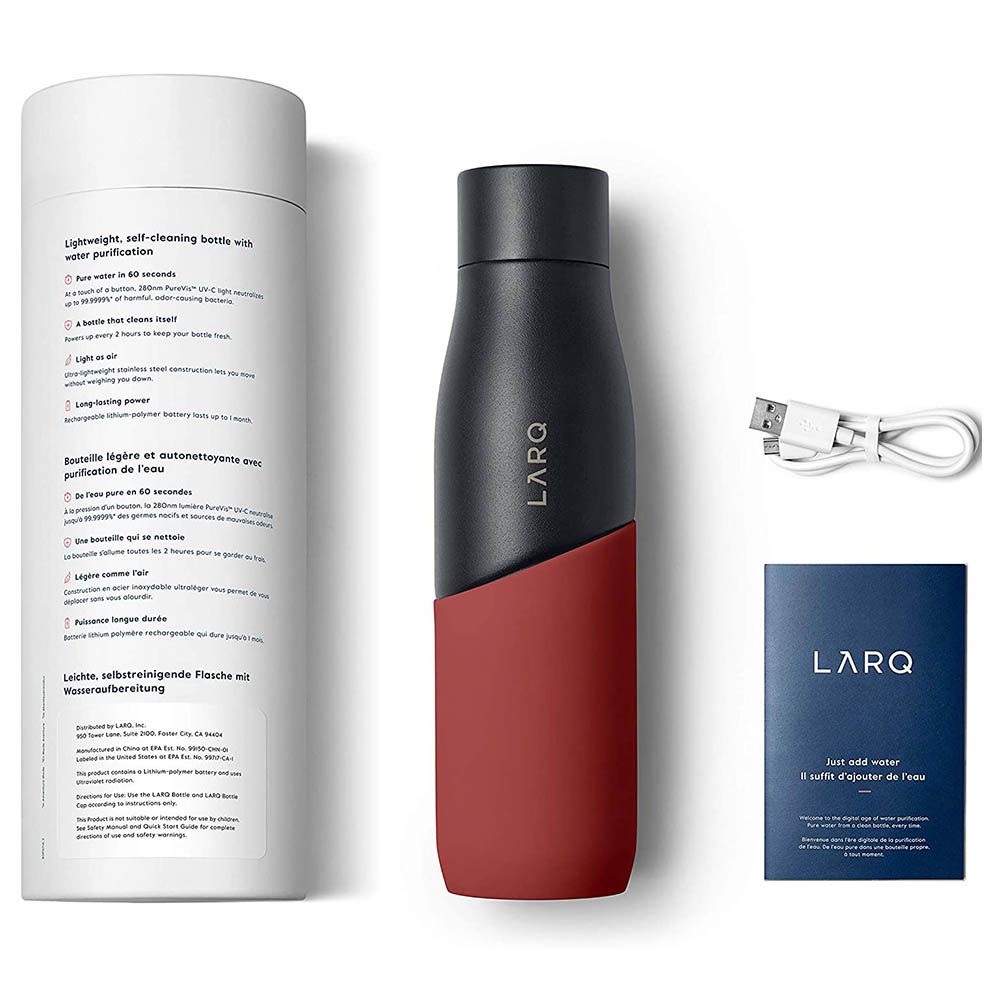 Larq - Bottle Movement Water Bottle 710ml - Black / Clay