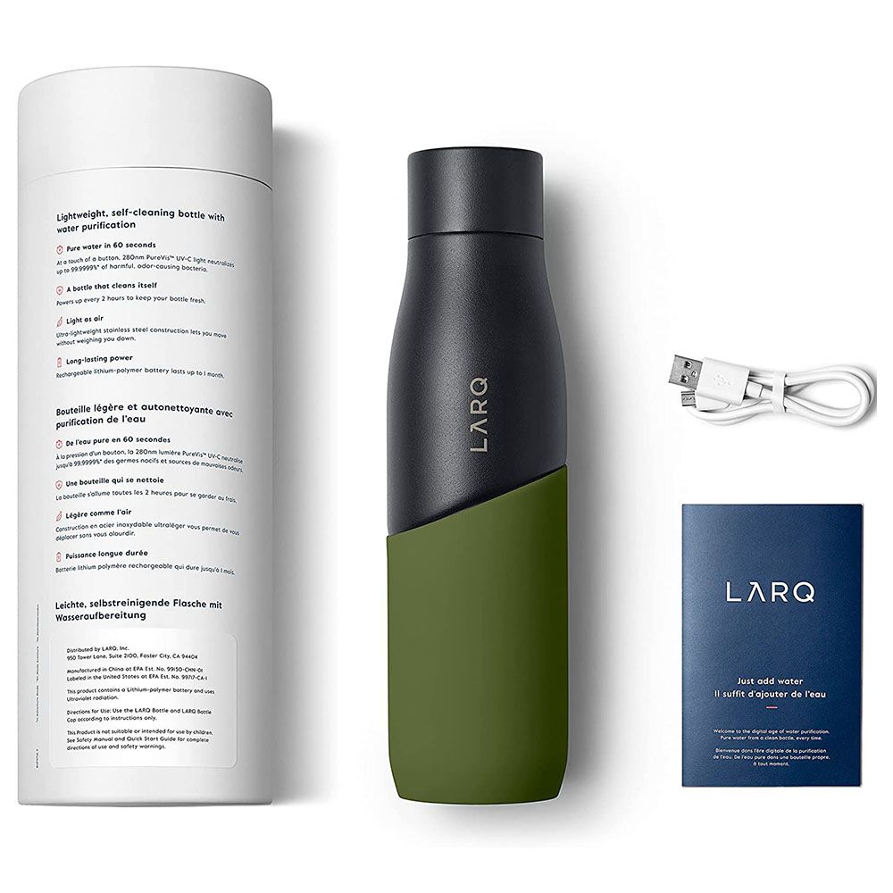 Larq - Bottle Movement Water Bottle 710ml - Black / Pine