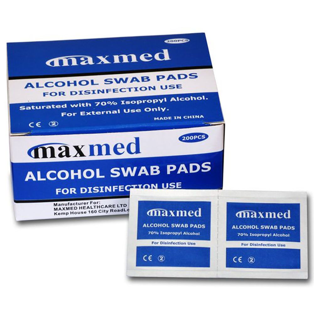 Maxmed - Alcohol Swab Pads 200pcs