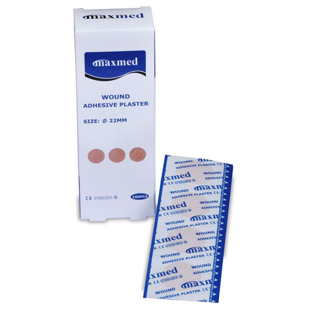 Maxmed - Wound Adhesive Plaster Round Shape 100pcs