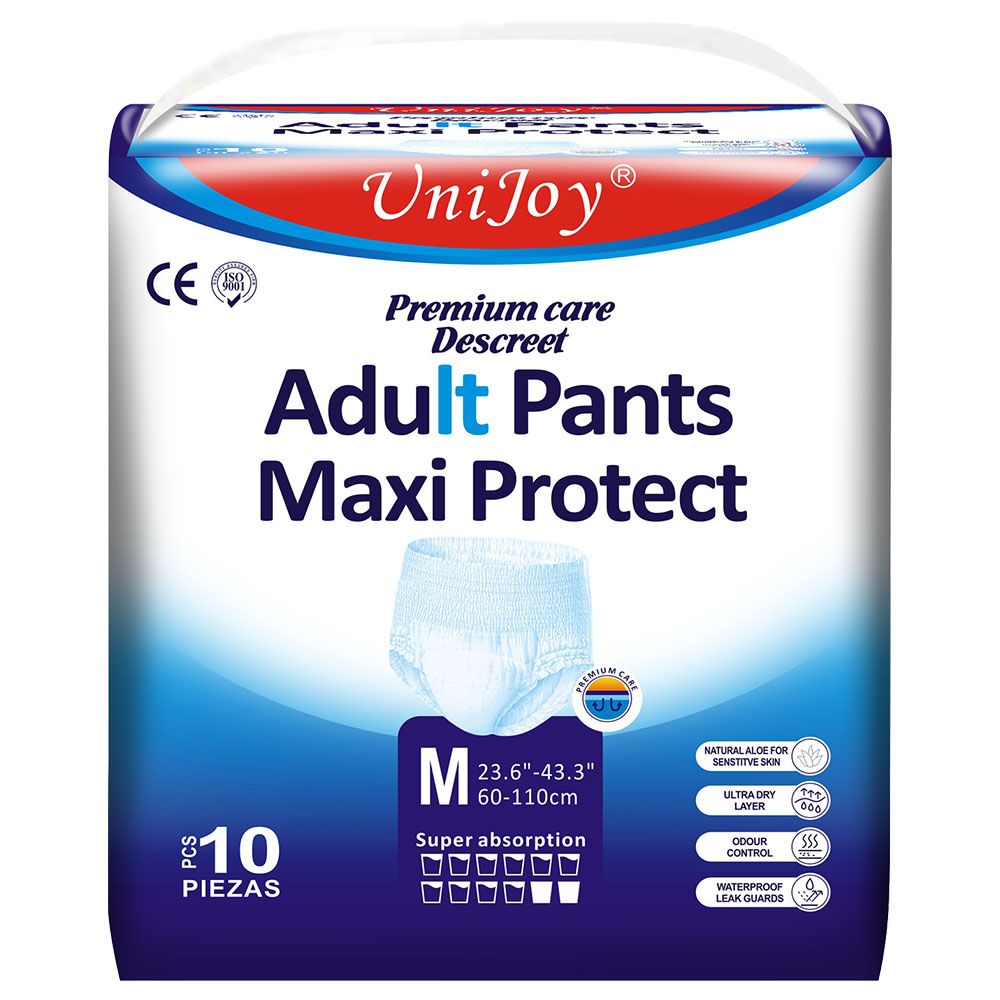 UniJoy - Pull Up Adult Diapers Medium-Large Size Pack Of 10