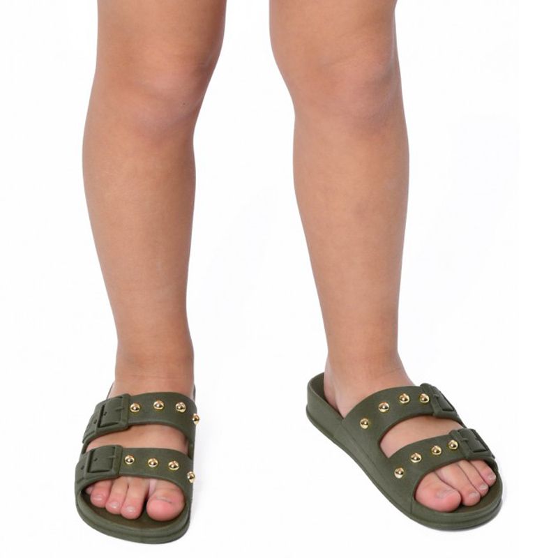 Cacatoes - Florianopolis Teens Sandals - Dark Kaki