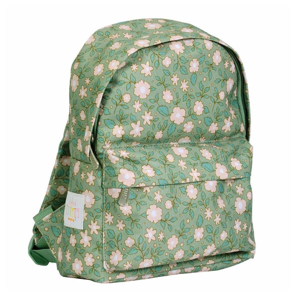 A little Lovely Company - Blossoms Little Backpack 11.8" - Sage