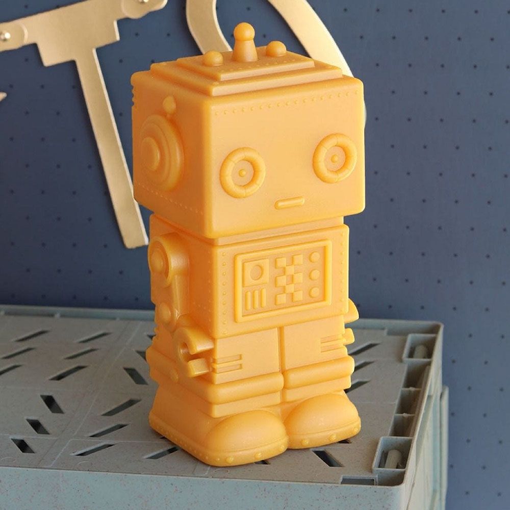 A little Lovely Company - Robot Aztec Little Light - Gold