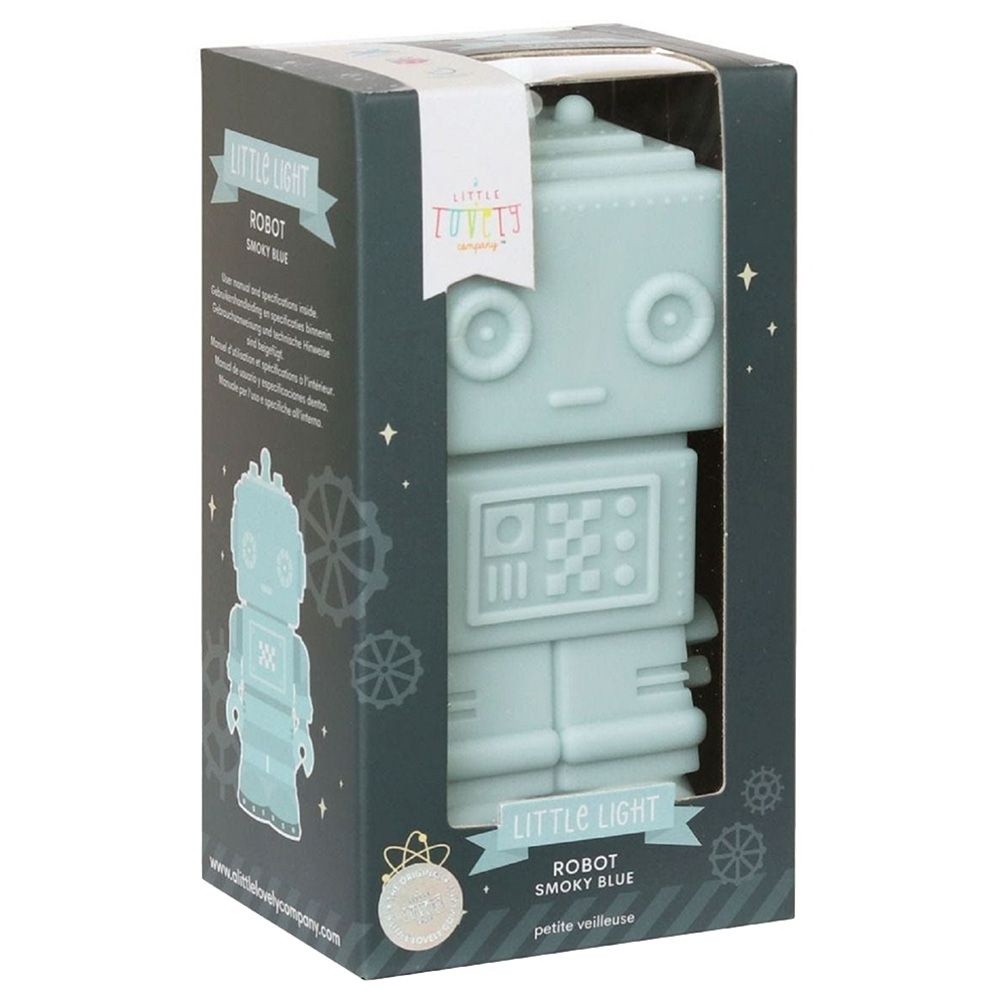 A little Lovely Company - Robot Smokey Little Light - Blue