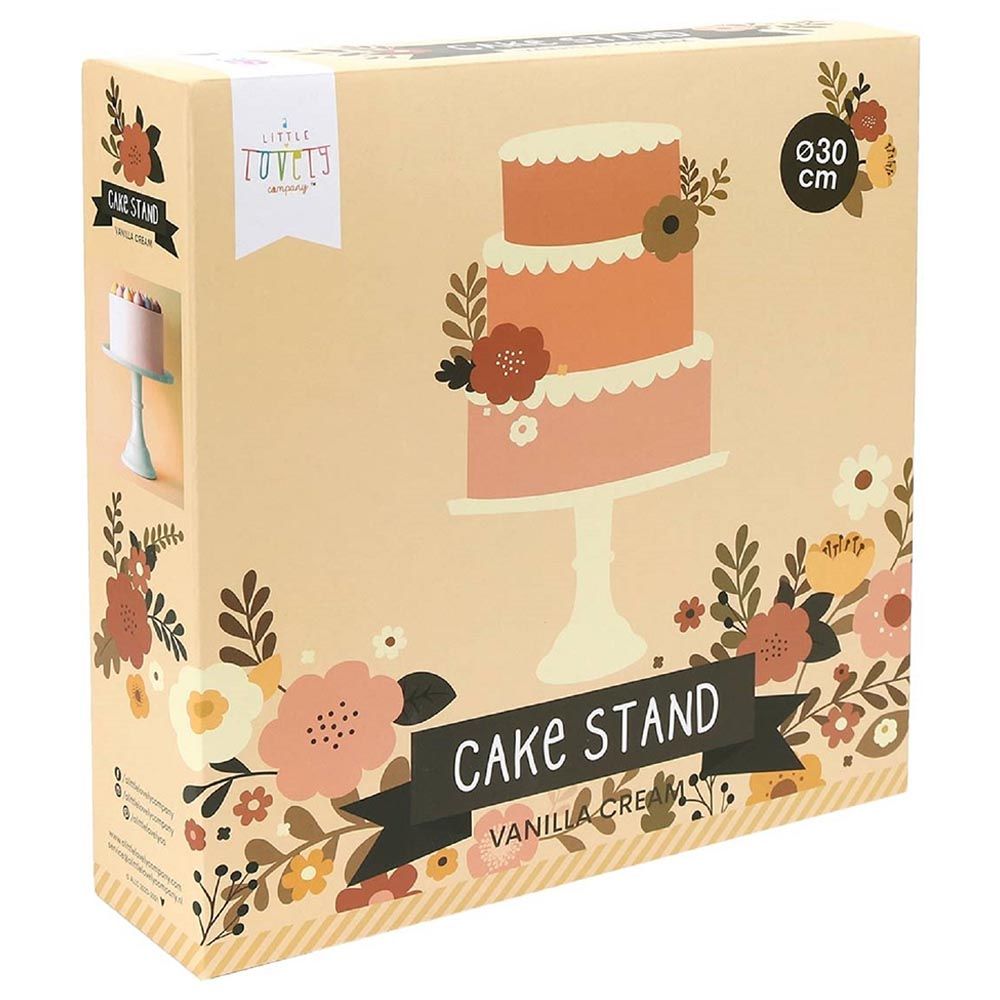 A little Lovely Company - Cake Stand Vanilla Large - Cream