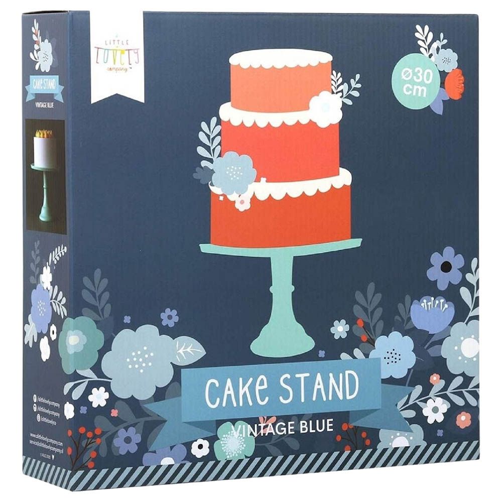 A little Lovely Company - Cake Stand Vintage Large - Blue