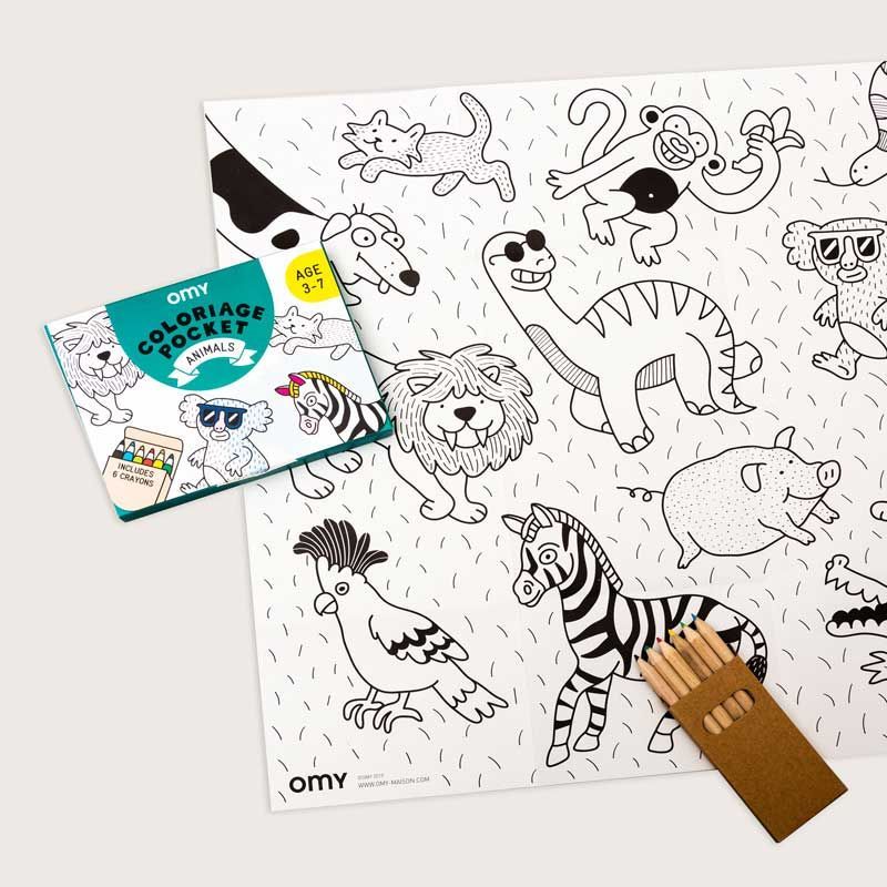 OMY - Pocket Coloring - Animals