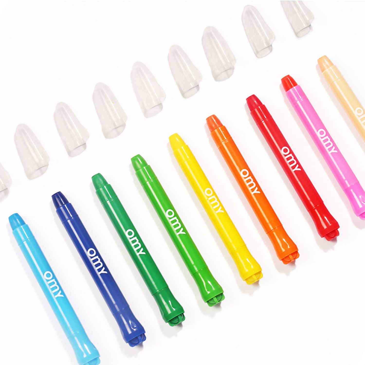 Omy - Box of 9 Gel Crayons