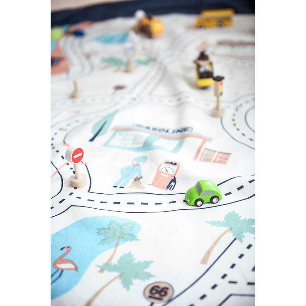 Play & Go - Playmat & Storage Bag - L.A. Road Map