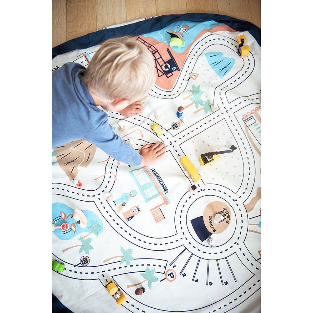 Play & Go - Playmat & Storage Bag - L.A. Road Map