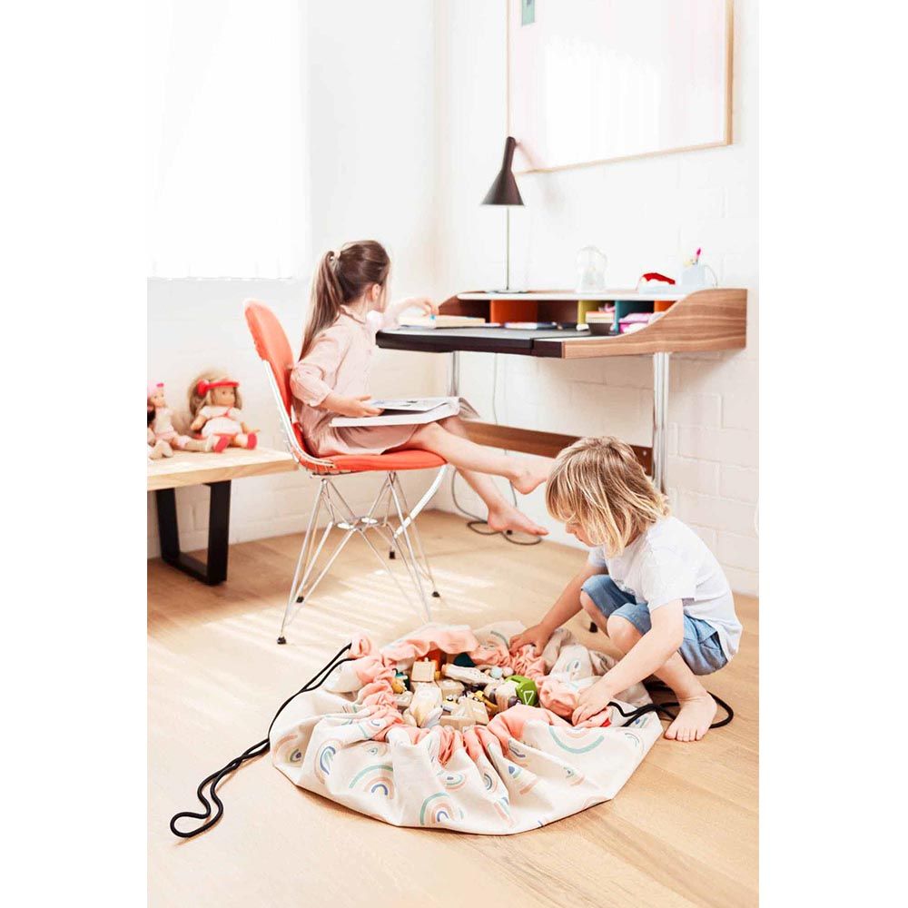 Play & Go - Playmat & Storage Bag - Rainbows