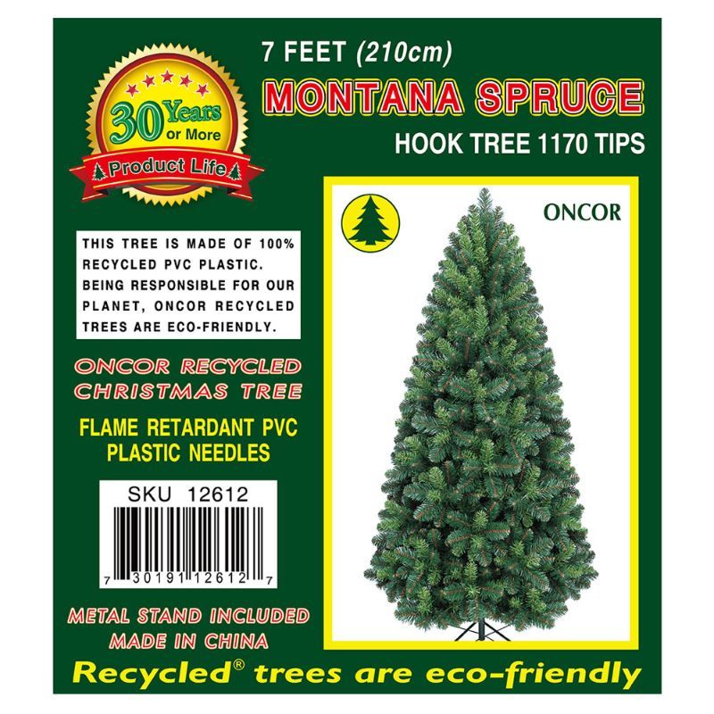 Oncor - Christmas Tree Montana Spruce 7ft (210 cm)