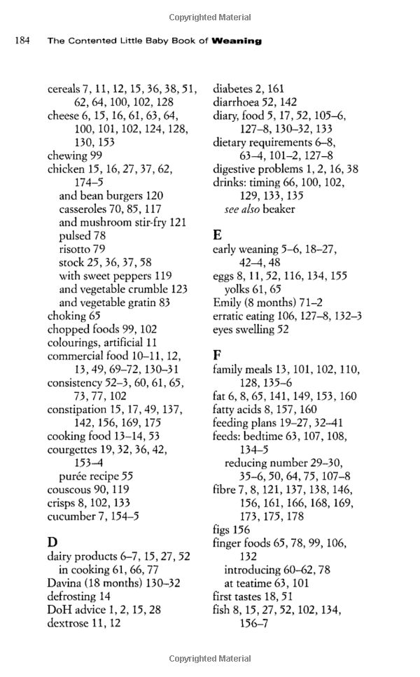 The Contented Little Baby Book Of Weaning