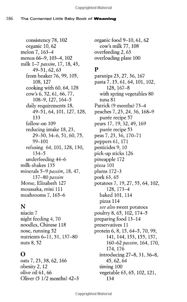 The Contented Little Baby Book Of Weaning