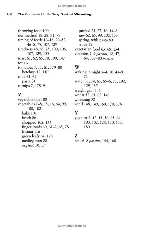 The Contented Little Baby Book Of Weaning