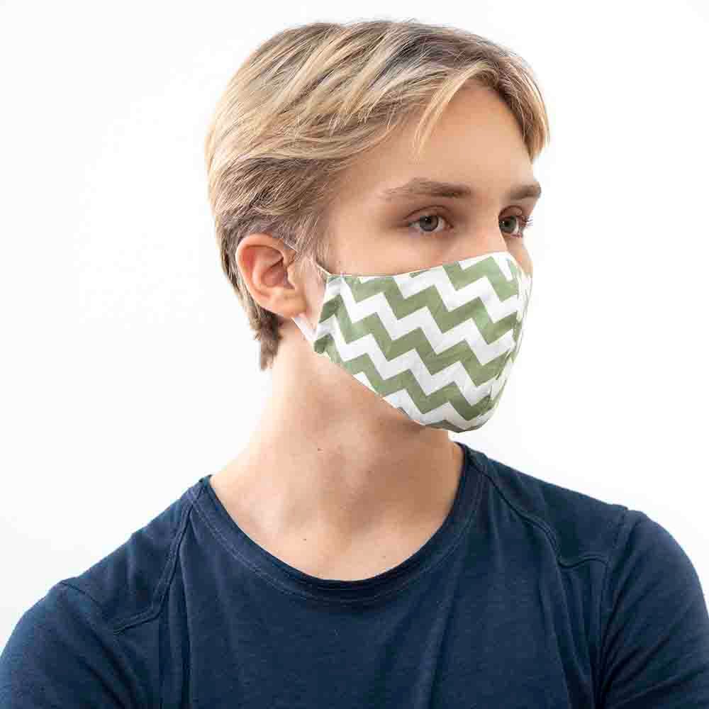 Coochy Coo - Fabric Mask - Green