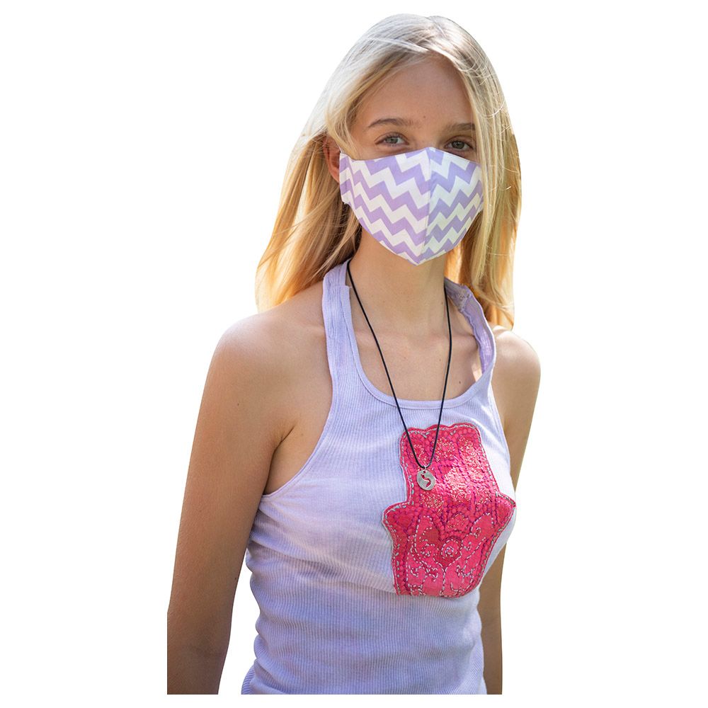 Coochy Coo - Fabric Mask For Kids - Purple