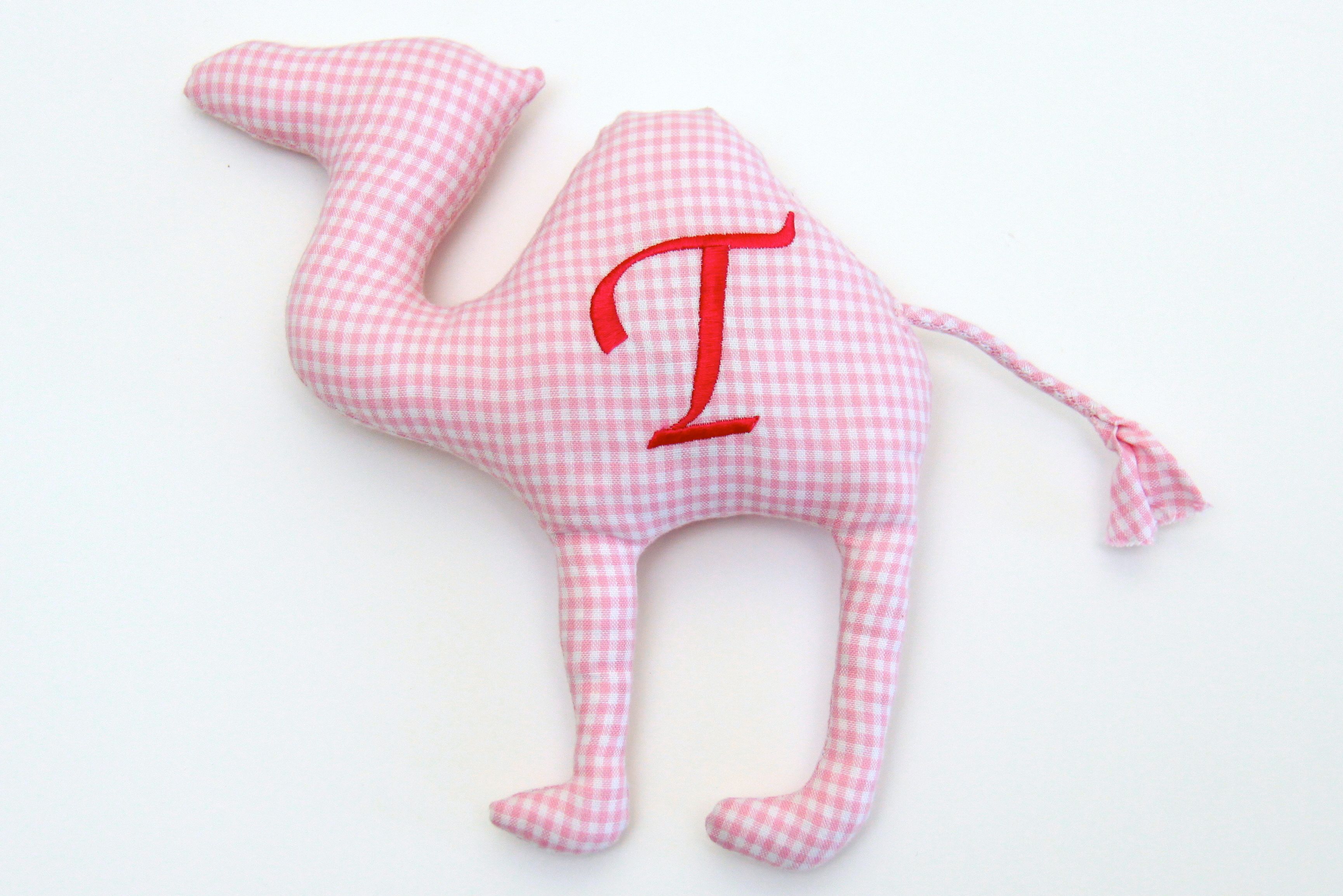 Coochy Coo Personalised Camel Softy Toy - Pink