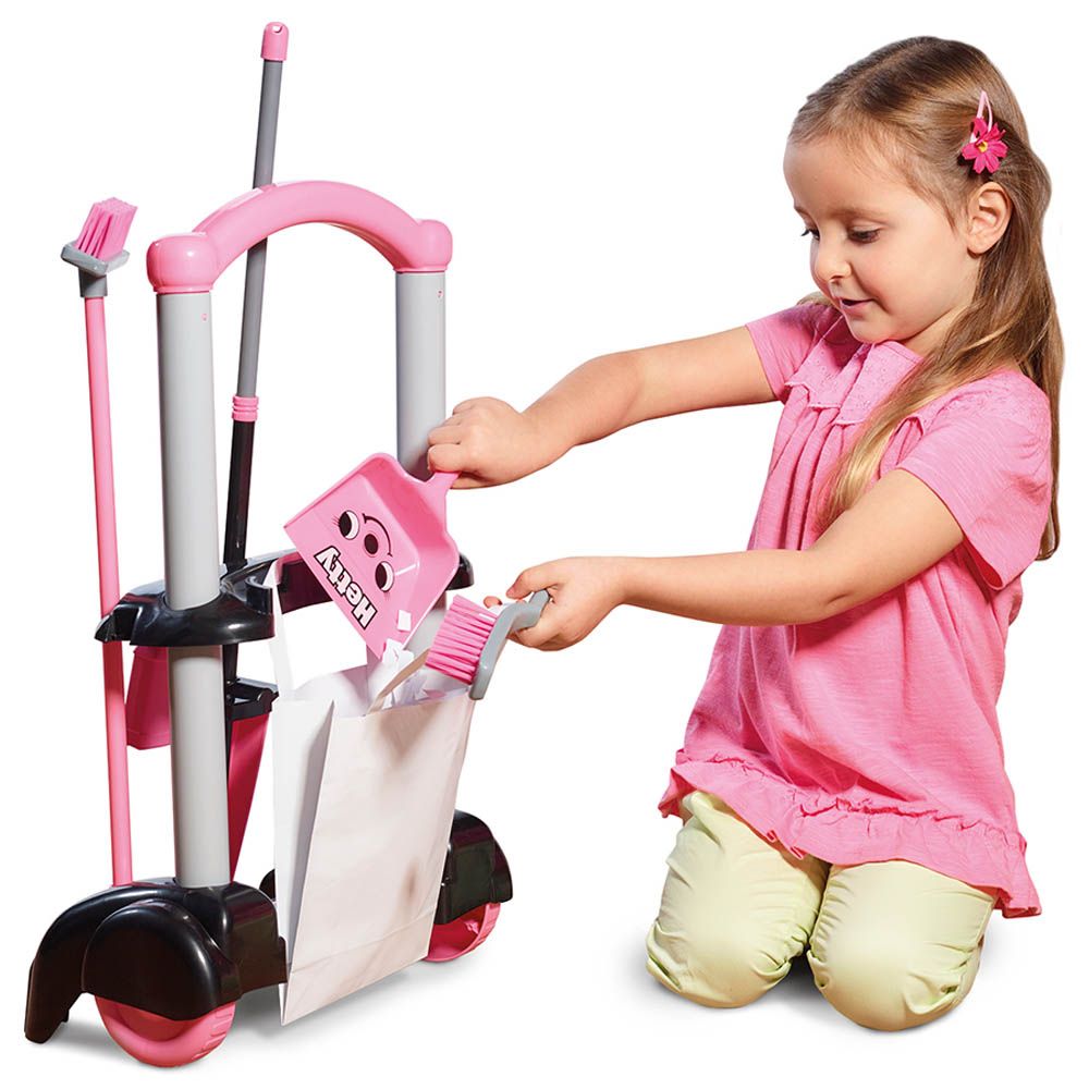 Casdon - Hetty Cleaning Trolley - Pink