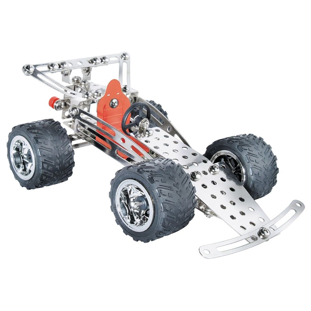 Eitech - 2-in-1 Racing Car / Quad Bike Junior Construction Metal Building Kit 180pcs