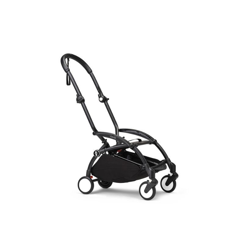 Stokke - Yoyo 3 Black Frame With Free 6+ Color Pack - Black