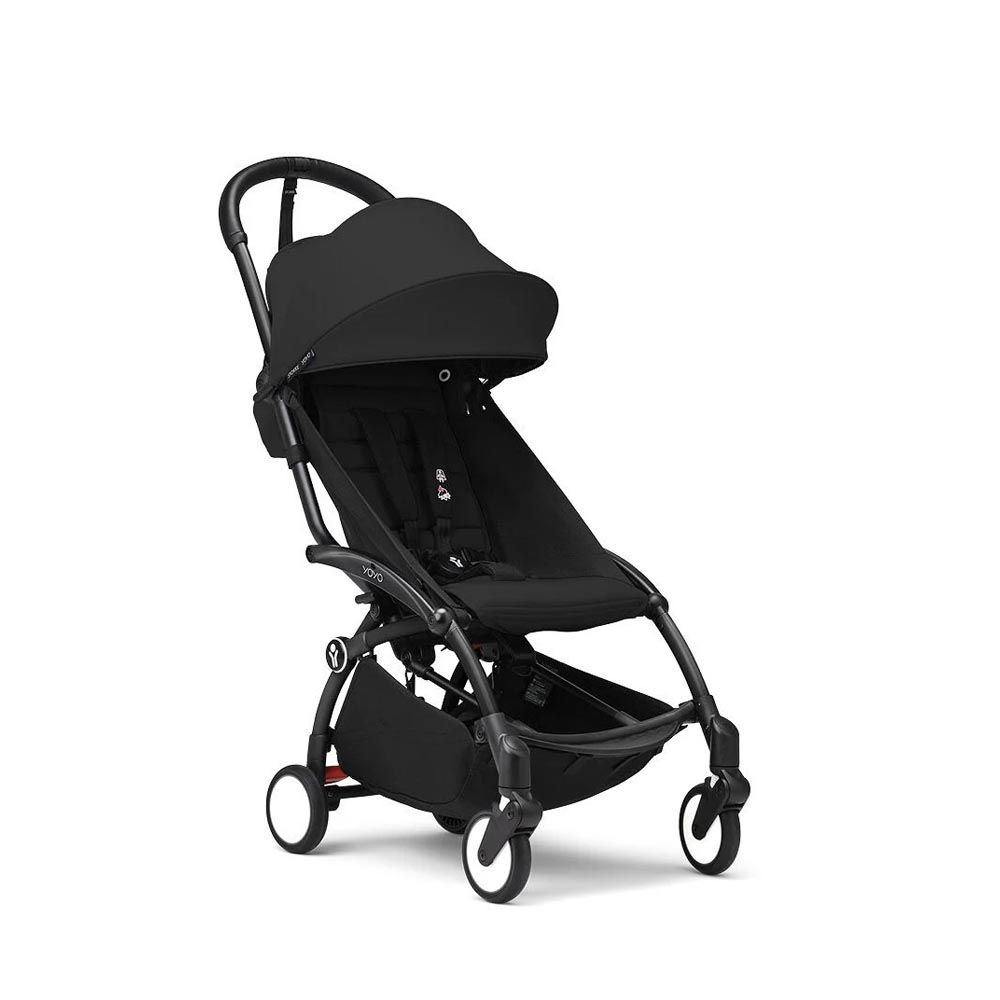 Stokke - Yoyo 3 Black Frame With Free 6+ Color Pack - Black