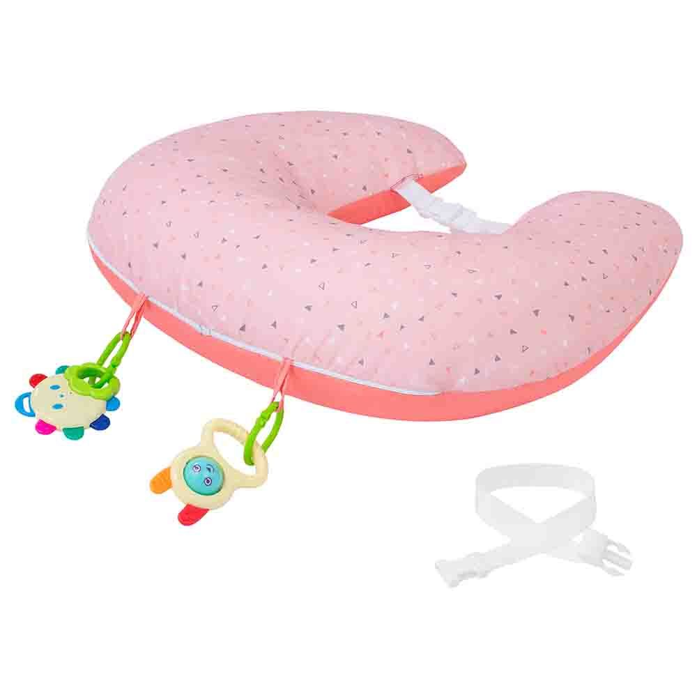 Clevamama - ClevaCushion Nursing Pillow & Baby Nest - Coral