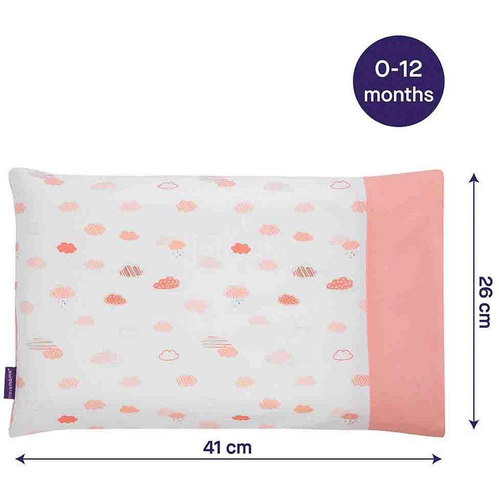 Clevamama - ClevaFoam Baby Pillow Case - Coral