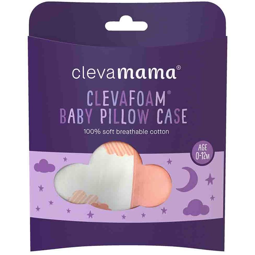 Clevamama - ClevaFoam Baby Pillow Case - Coral