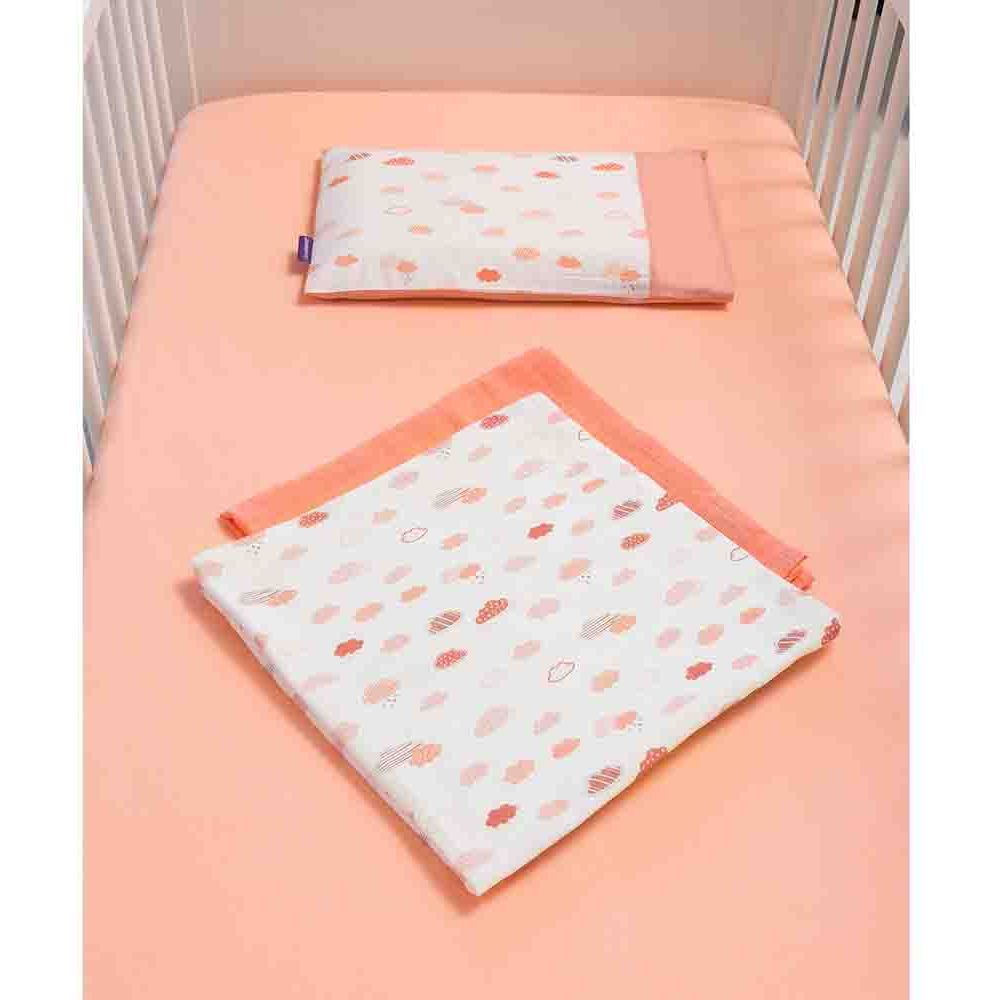 Clevamama - ClevaFoam Baby Pillow Case - Coral