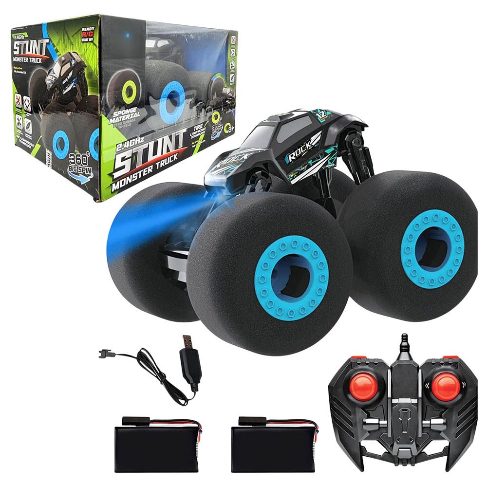 Fitto - Remote Control Stunt Car - Black