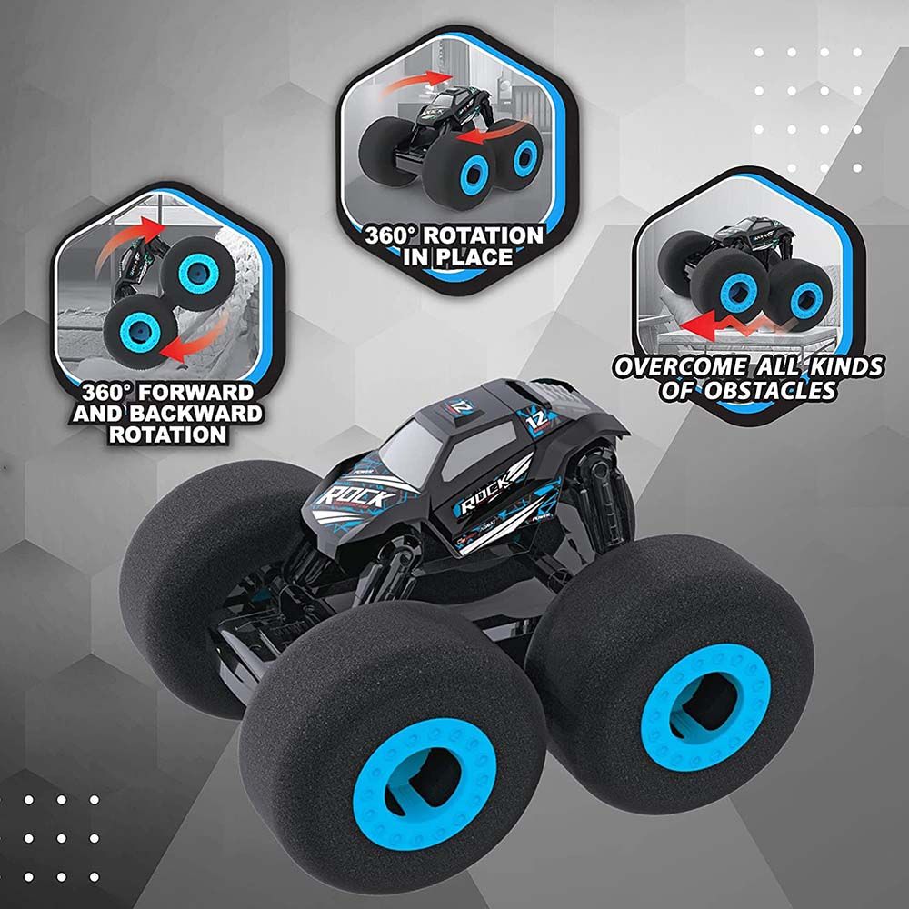 Fitto - Remote Control Stunt Car - Black