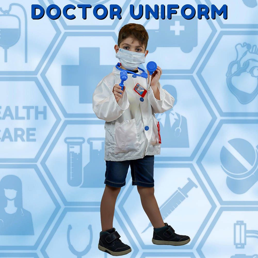 Fitto - Doctor Costume Dress Up Set - White