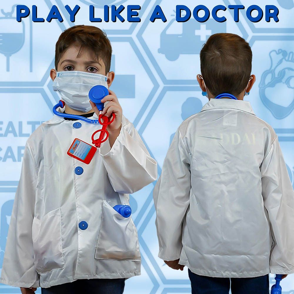 Fitto - Doctor Costume Dress Up Set - White