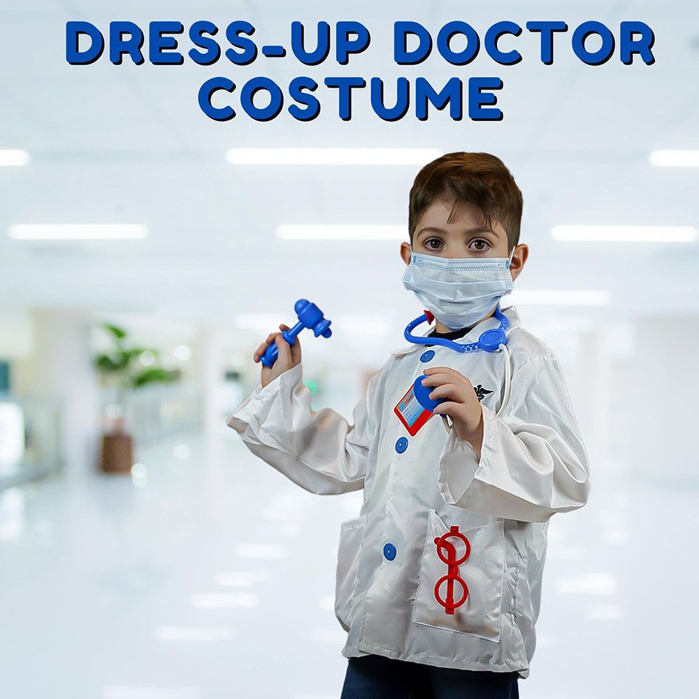 Fitto - Doctor Costume Dress Up Set - White