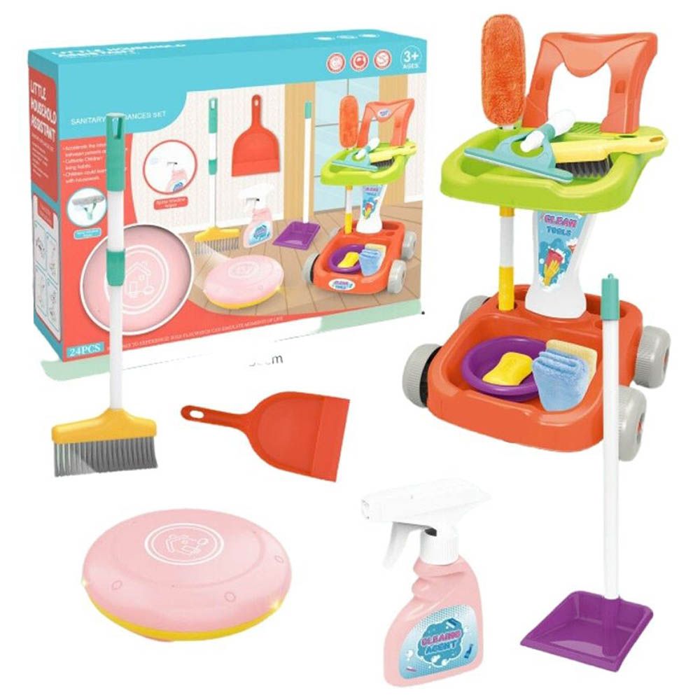 Fitto - Pretend Play Cleaning Set - 24pcs