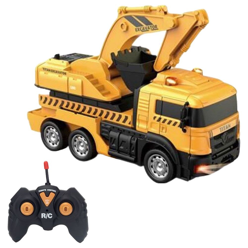 Fitto - Remote Control Excavator Toy Truck